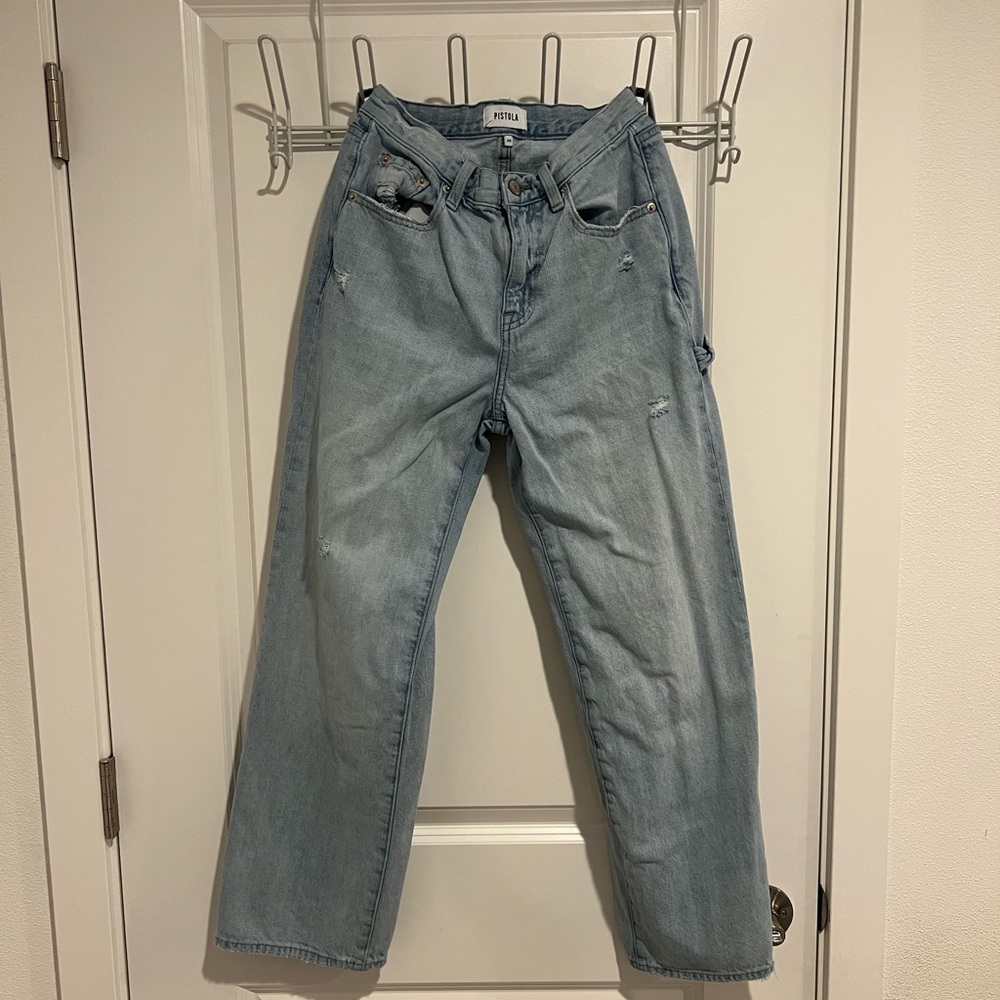 Pistola Carpenter Style Light Blue Denim Jeans